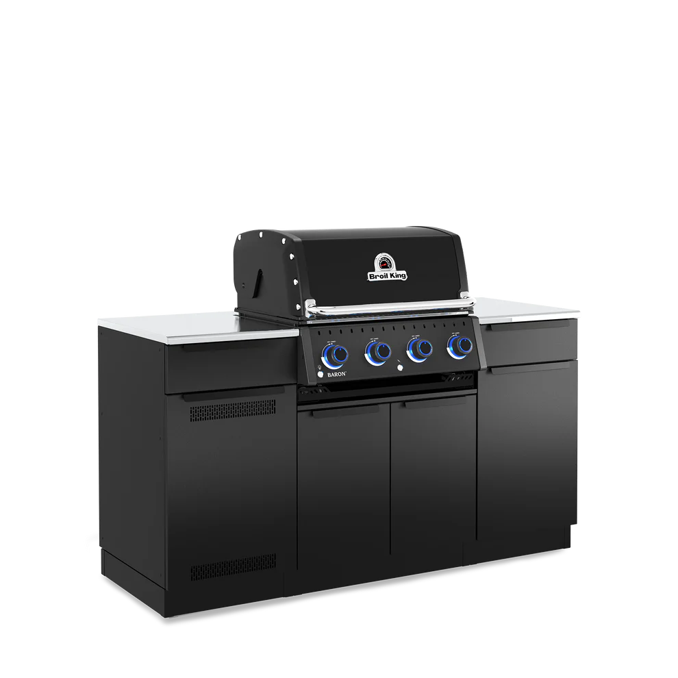 Broil King – Baron 420I Island Shadow Cuisine extérieure complète