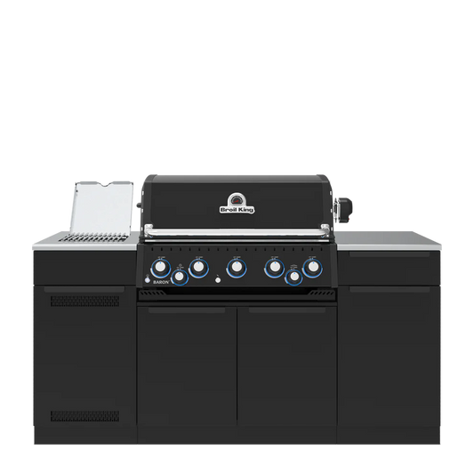 Broil King – Baron 590I Island Shadow Cuisine extérieure complète