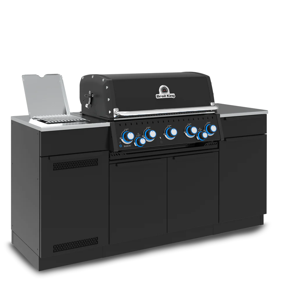 Broil King – Baron 590I Island Shadow Cuisine extérieure complète