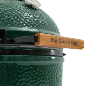 Big Green Egg - Barbecue au charbon de bois avec nid & tablettes en bois Large