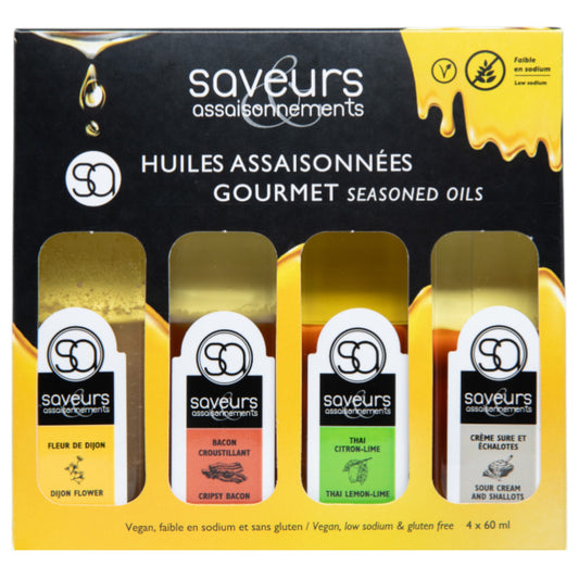 Saveurs assaisonnements - Huile assaisonnée GOURMET Boite découverte # 2