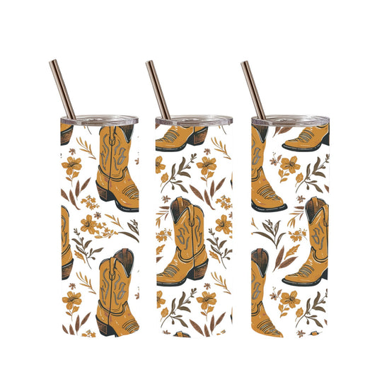 Inspiration Western - Tasse isotherme - Bottes de cowboy jaune