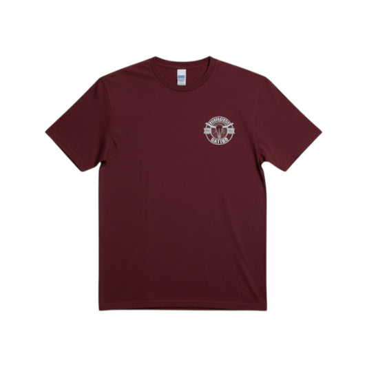 Inspiration Western - T-shirt bougogne 1 logo