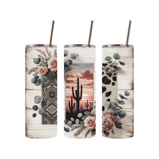 Inspiration Western - Tasse isotherme - Cactus roses