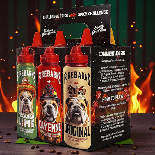 Firebarns - Boîte Challenge de sauces Piquantes