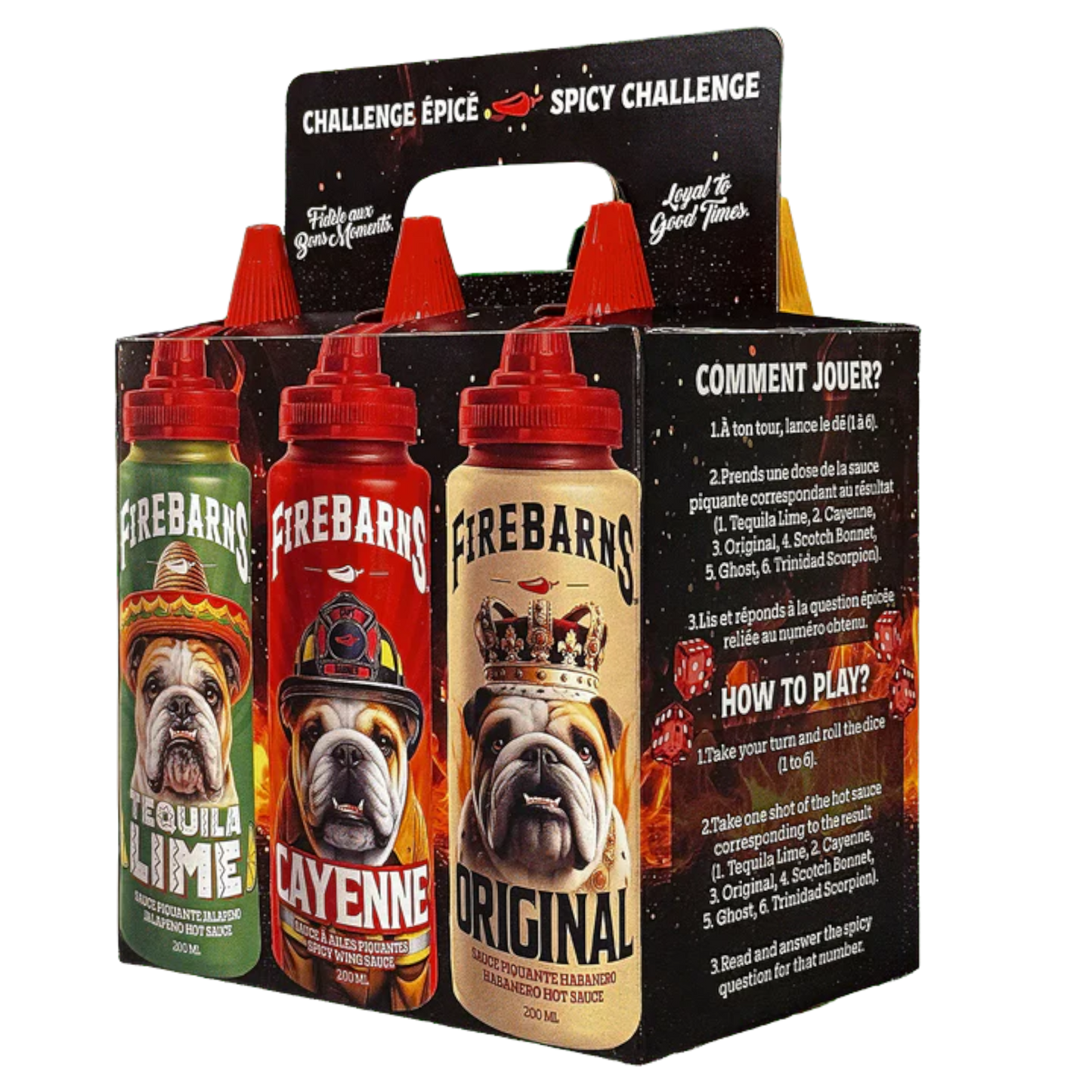 Firebarns - Boîte Challenge de sauces Piquantes
