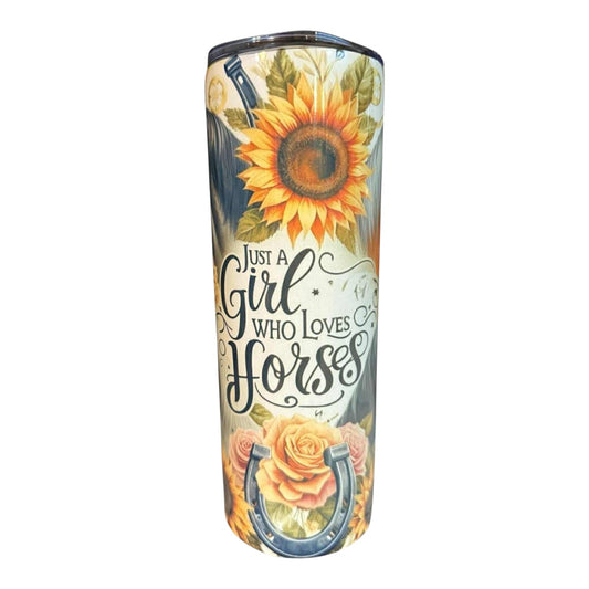 Inspiration Western - Tasse isotherme - Édition Just a girl who loves horses