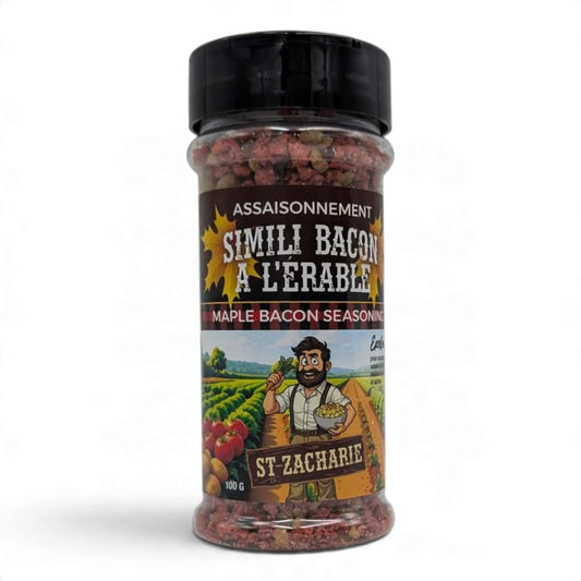 St-Zacharie - Assaisonnement simili bacon à l’érable, 125 g