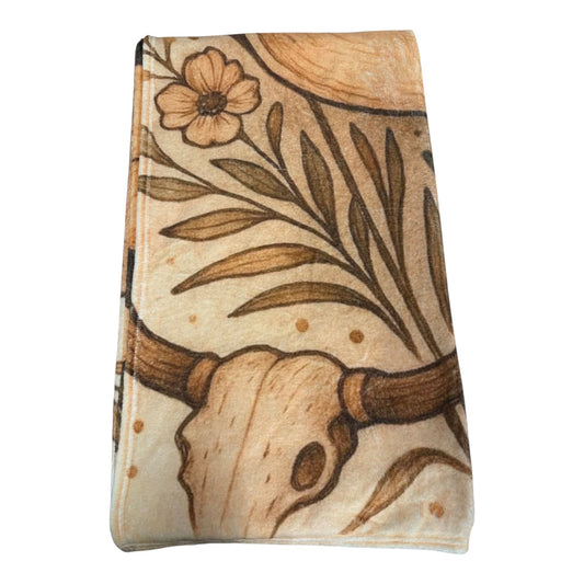 Inspiration Western - Couverture Chapeaux & Fleurs pêche