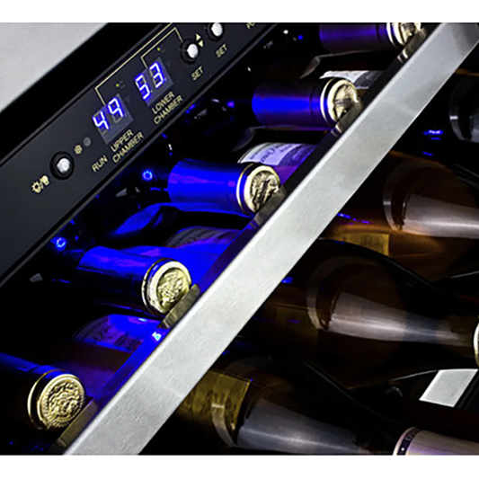 IComfort - Refroidisseur à vin WC-155HFSS – 155 bouteilles