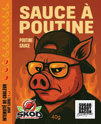 Sugar Daddy Bacon BBQ/SKOD PEPPERS - Sauce à poutine 3/10