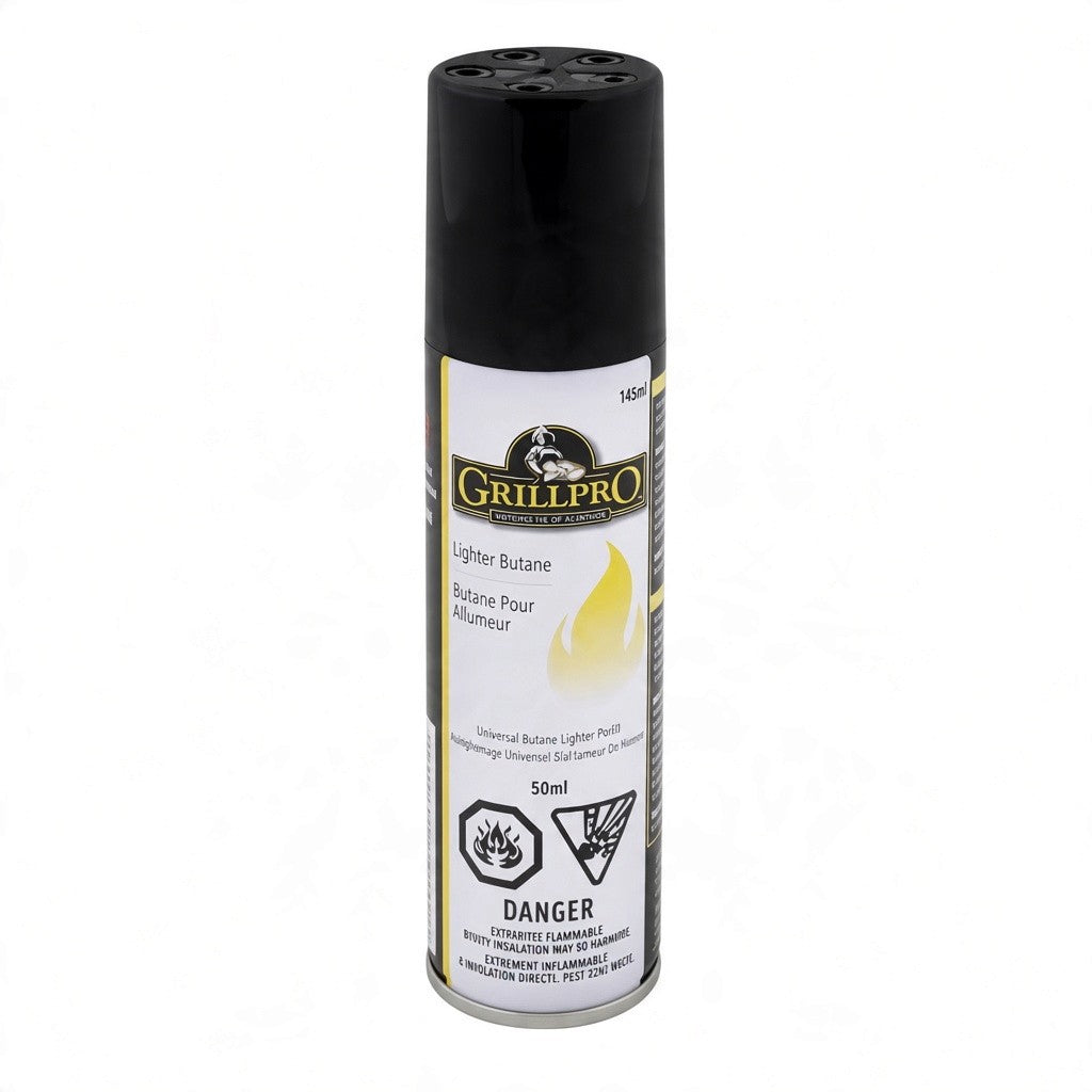GrillPro - Recharge de butane pour briquet 80 ml