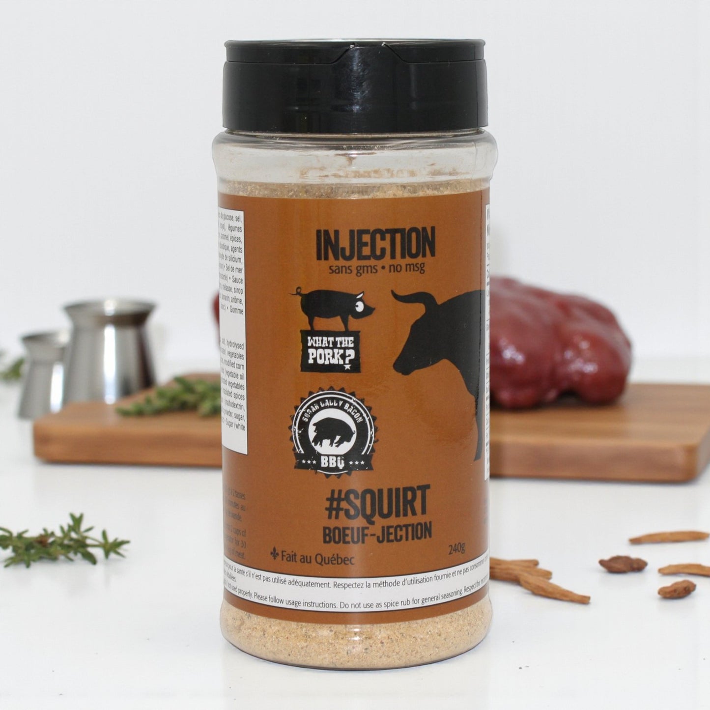 What the Pork?/ Sugar Daddy Bacon BBQ - Injection #SQUIRT Boeuf