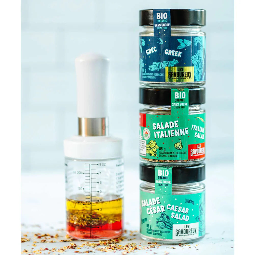 Les Savoureux assaisonnements - Les 4 Savoureux Indispensables à Vinaigrettes – Ensemble Gourmand