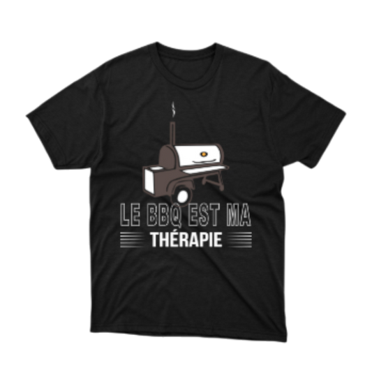 PiratesBBQ – T-Shirt « Le BBQ est ma thérapie »