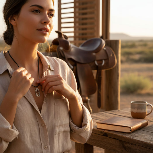 Inspiration Western - Collier pendentif Cactus 2