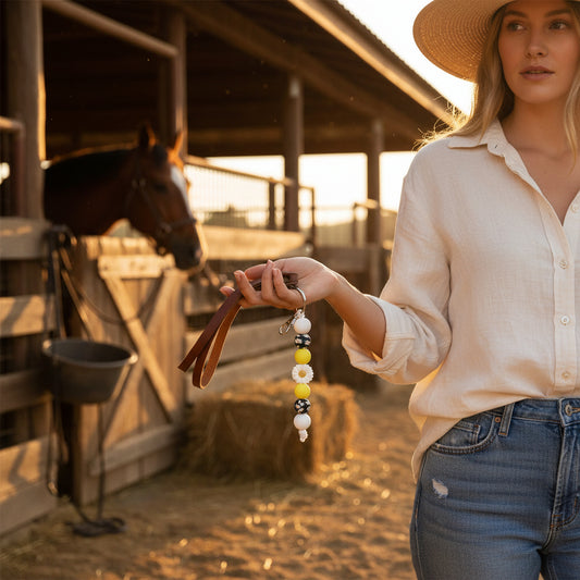 Inspiration Western - Porte-clés long - Marguerite
