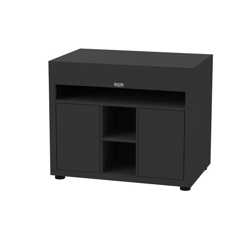 Le Marquier - Meuble de cuisson avec tablette XL Noir