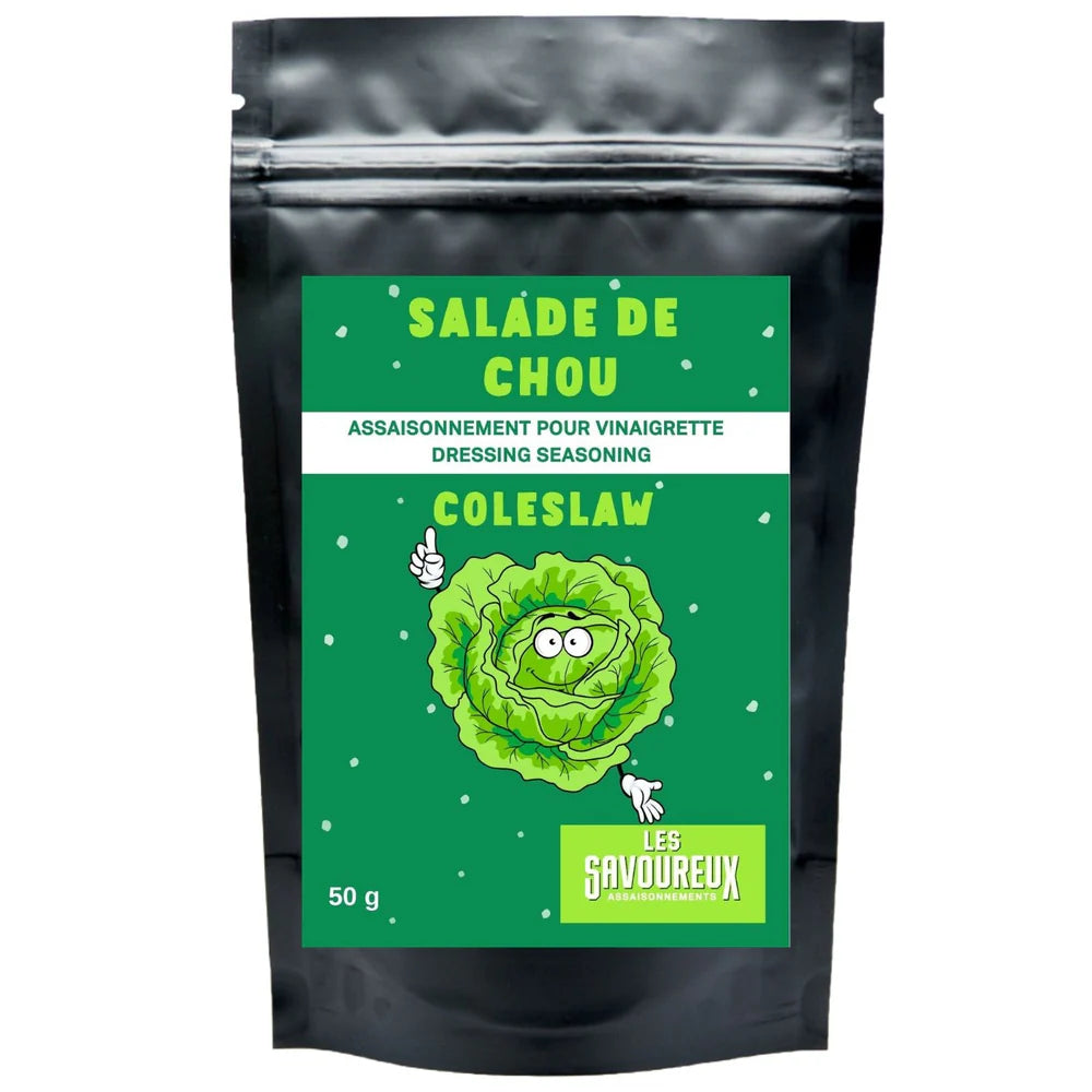 Les Savoureux Assaisonnements – Assaisonnement Biologique Salade de Chou (Édition Limitée)