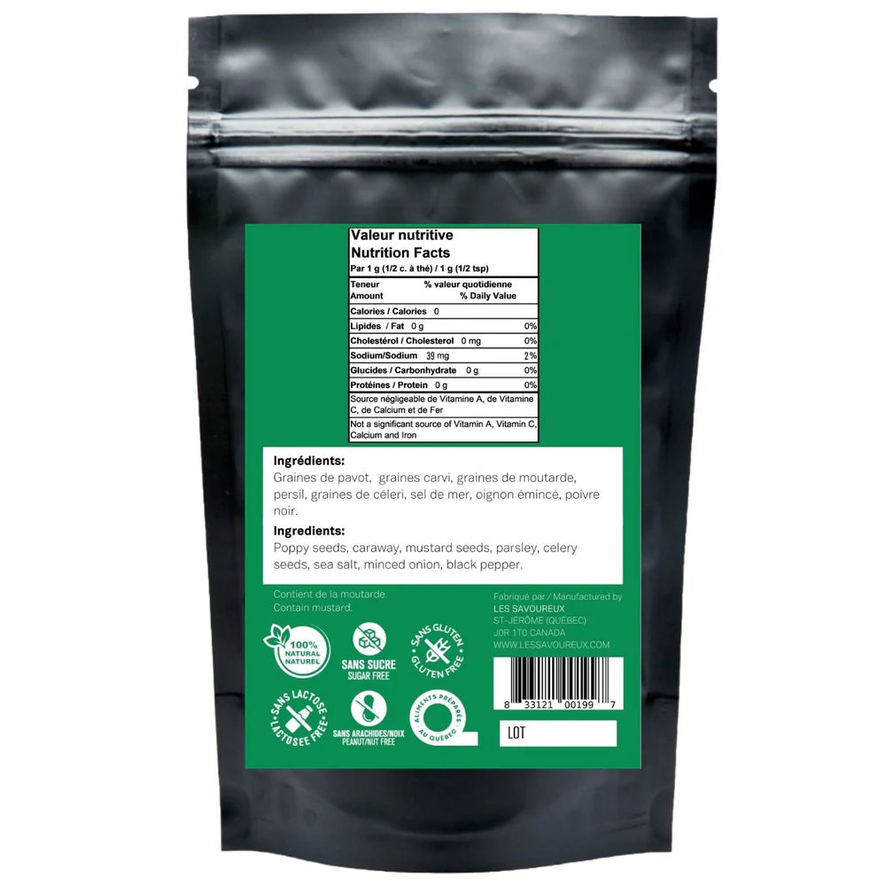 Les Savoureux Assaisonnements – Assaisonnement Biologique Salade de Chou (Édition Limitée)