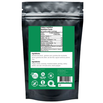 Les Savoureux Assaisonnements – Assaisonnement Biologique Salade de Chou (Édition Limitée)