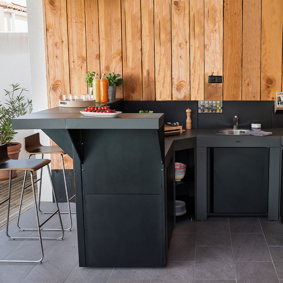 Eno - Habillage Modulo ou FELIX 60 cm Noir