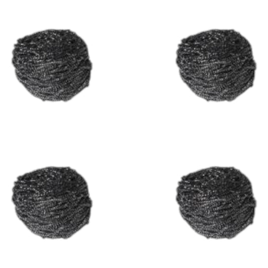 Eno - Ensemble de 4 laines d'acier inoxydable