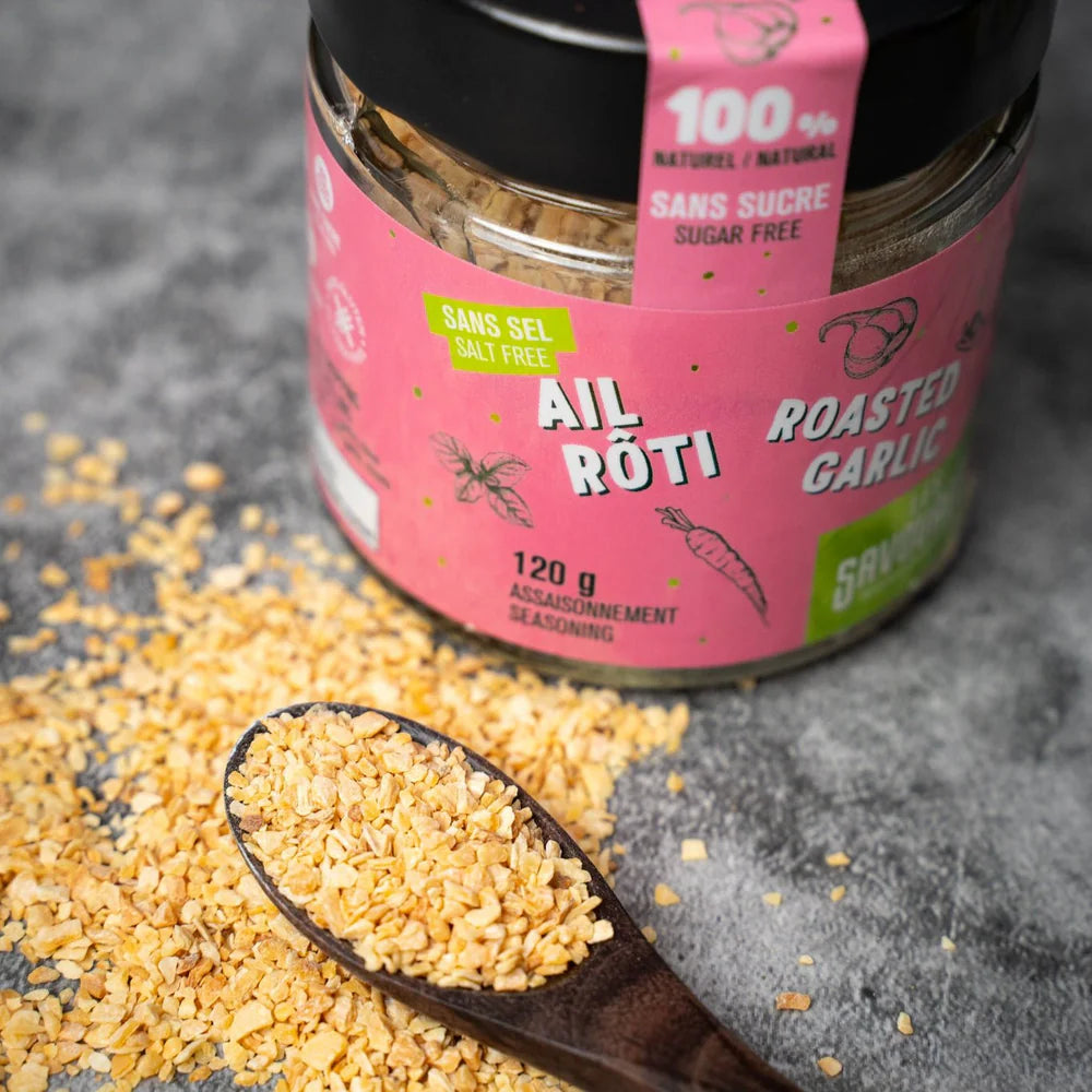 Les Savoureux assaisonnements - Assaisonnement biologique - Ail Rôti