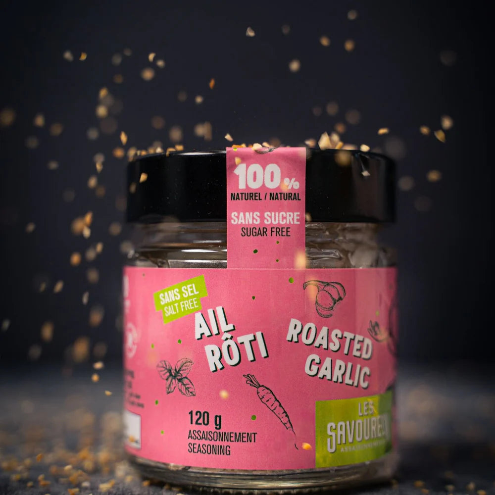 Les Savoureux assaisonnements - Assaisonnement biologique - Ail Rôti