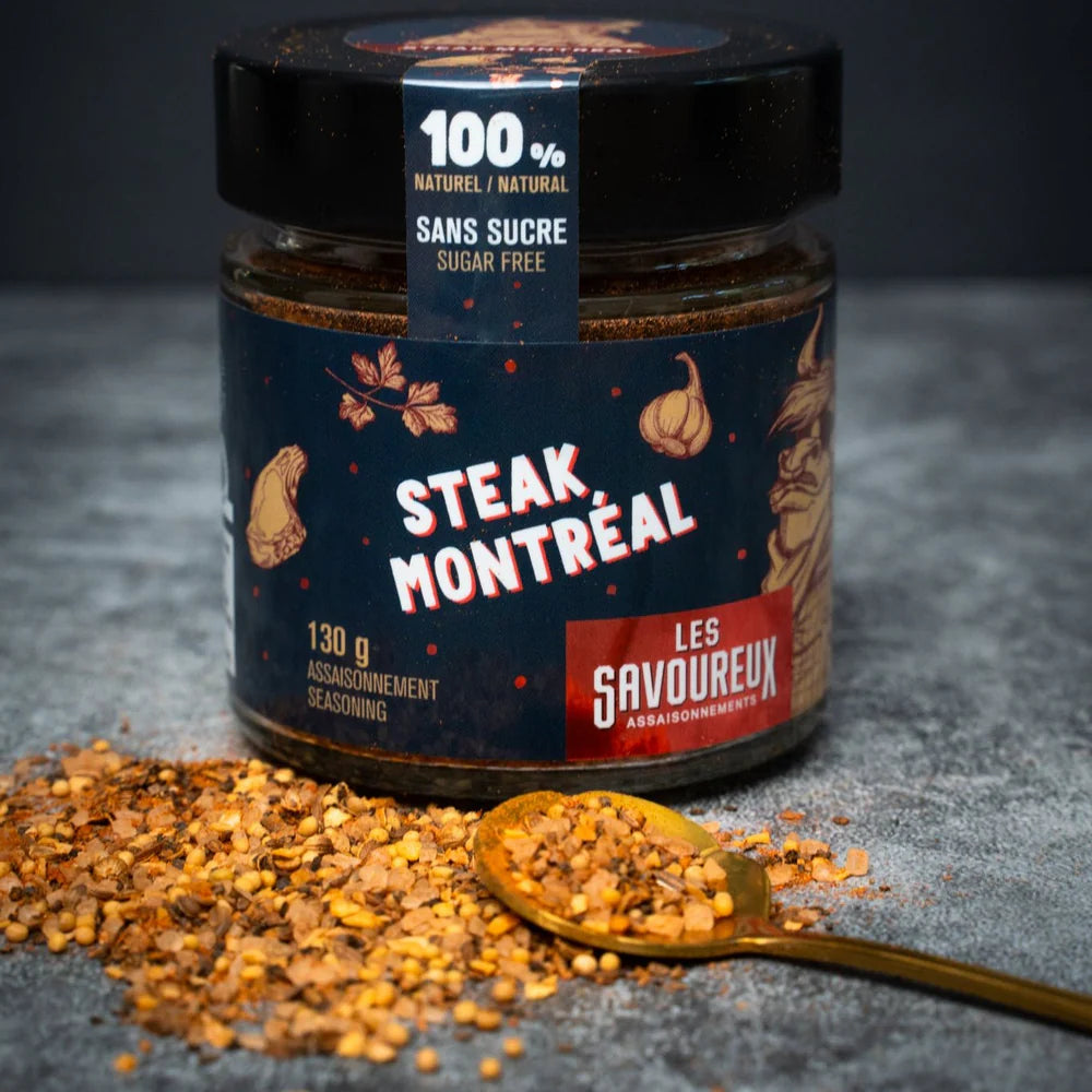 Les Savoureux Assaisonnements – Assaisonnement Biologique Steak Montréal