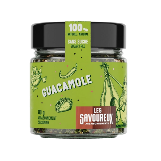 Les Savoureux assaisonnements - Assaisonnement biologique Guacamole