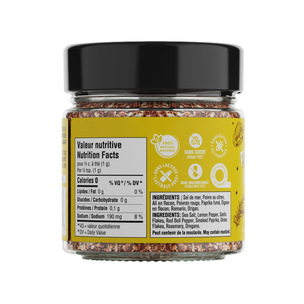 Les Savoureux Assaisonnements – Assaisonnement Biologique Poulet Parfait