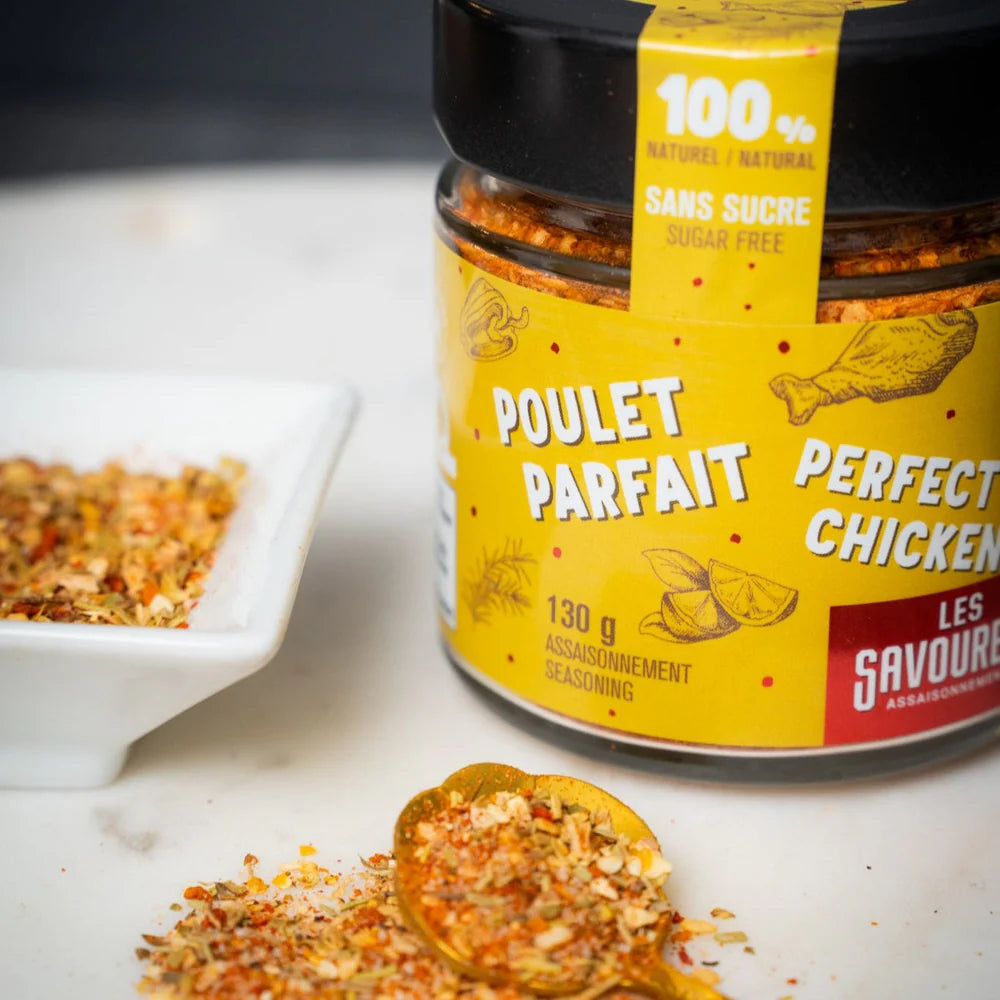 Les Savoureux Assaisonnements – Assaisonnement Biologique Poulet Parfait