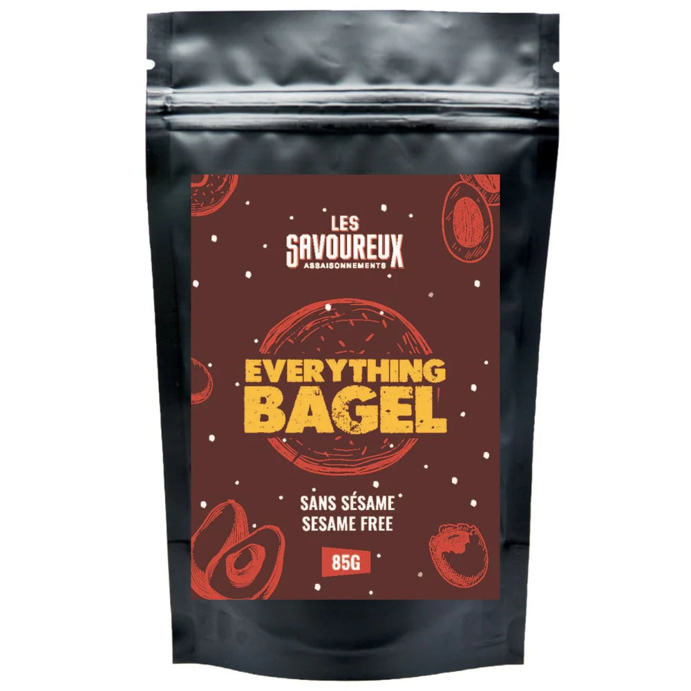 Les Savoureux assaisonnements - Assaisonnement biologique - Everything bagel- Edition limitée