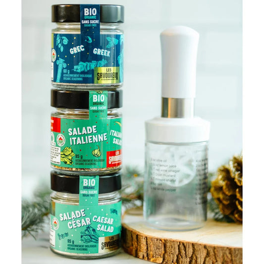 Les Savoureux assaisonnements - Les 4 Savoureux Indispensables à Vinaigrettes – Ensemble Gourmand