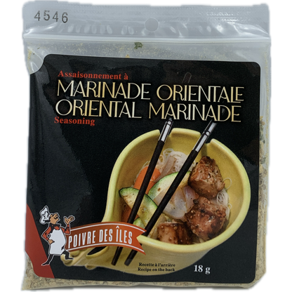 Assaisonnement à marinade orientale Poivre des Îles 28g – épice québécoise aux saveurs asiatiques