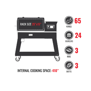 Recteq - Barbecue aux granules The Patio Legend 400