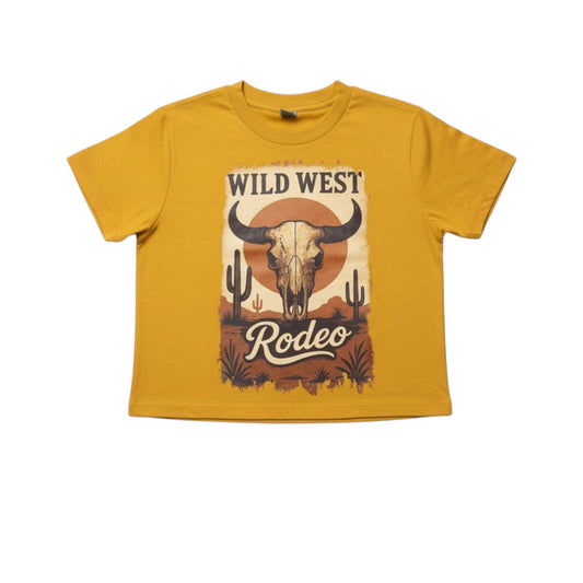 Inspiration Western - T-shirt Inspiration Western - Édition Wild West Rodeo Antique Gold