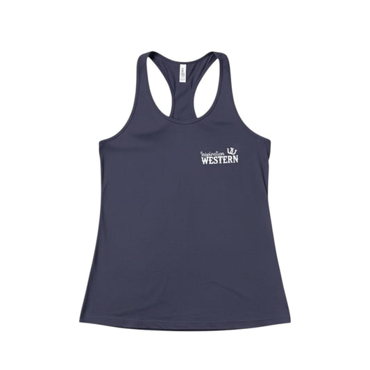 Inspiration Western - Camisole Inspiration Western - Coupe sportive - Marine