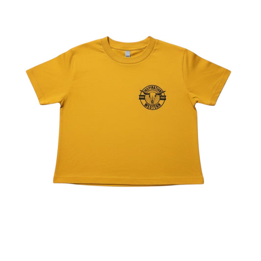 Inspiration Western - T-shirt Inspiration Western - Édition Signature Antique Gold