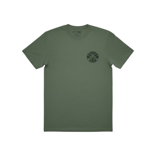 Inspiration Western - T-shirt vert 2 logos