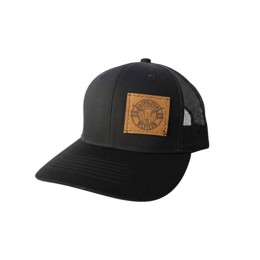 Inspiration Western - Casquette Inspiration Western Noire Filet Enfant