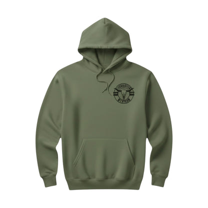 Inspiration Western - Hoodie Unisexe vert militaire