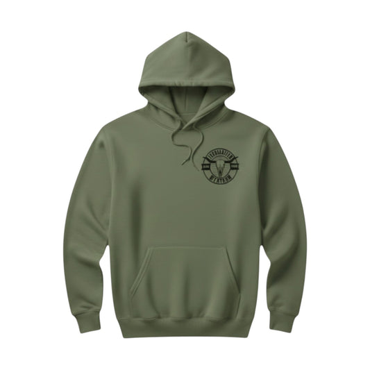 Inspiration Western - Hoodie Unisexe vert militaire