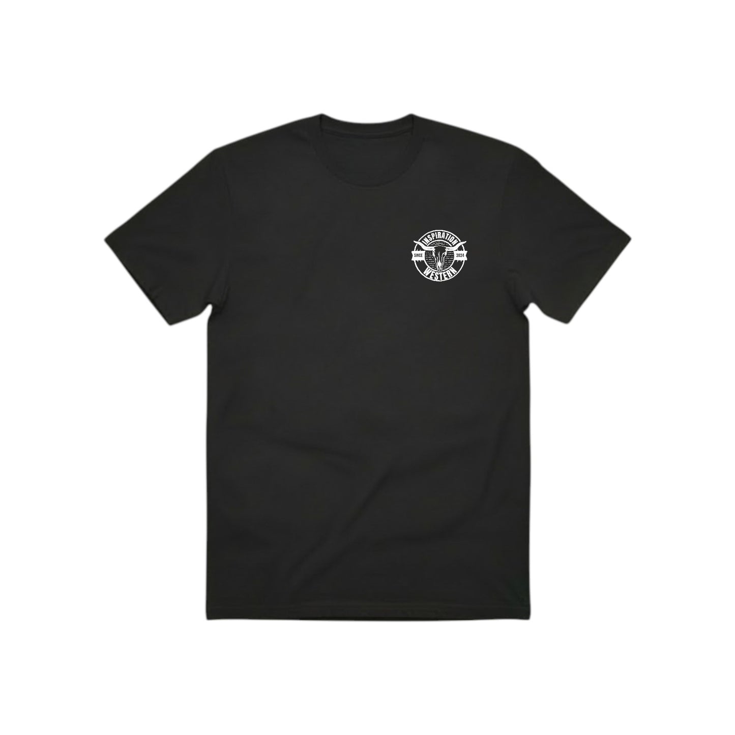Inspiration Western - T-shirt noir 2 logos