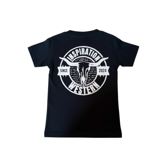 Inspiration Western - T-shirt noir enfant