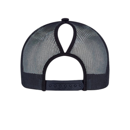 Inspiration Western - Casquette Inspiration Western Noire avec filet noir à l'arrière, coupe Pony tail