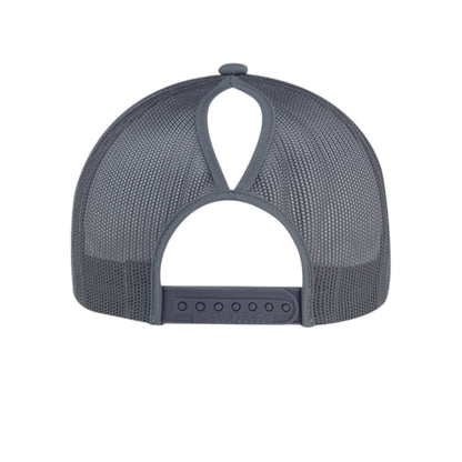 Inspiration Western - Casquette Inspiration Western grise avec filet gris à l'arrière, coupe Pony tail