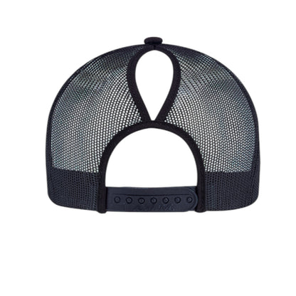 Inspiration Western - Casquette Inspiration Western marine avec filet marine à l'arrière, coupe Pony tail