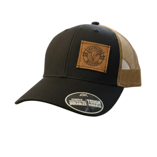 Inspiration Western - Casquette Inspiration Western Noire avec filet brun à l'arrière